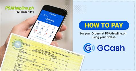 How to Pay for your PSA Birth Certificate Online via GCash.